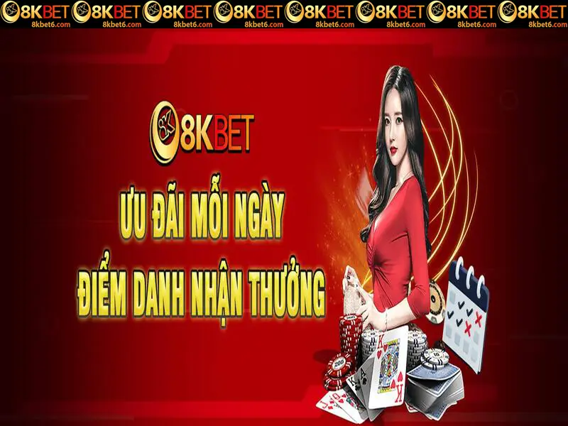 Tham gia nhận thưởng khuyến mãi 8KBET nhanh, dễ