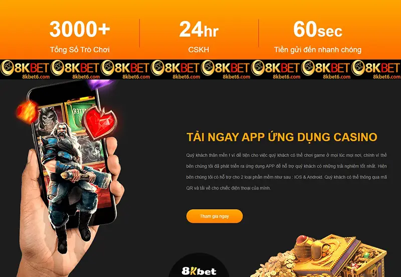 Đăng ký và tải app 8k bet cc vô cùng đơn giản